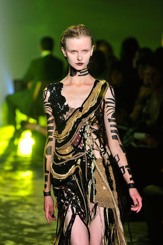 Rodarte, Inspired by Death Valley and Vultures, Go Goth Tribal Warrior for Spring 2010 Rodarte, Inspired by Death Valley and Vultures, Go Goth Tribal Warrior for Spring 2010