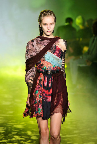 Rodarte, Inspired by Death Valley and Vultures, Go Goth Tribal Warrior for Spring 2010 Rodarte, Inspired by Death Valley and Vultures, Go Goth Tribal Warrior for Spring 2010