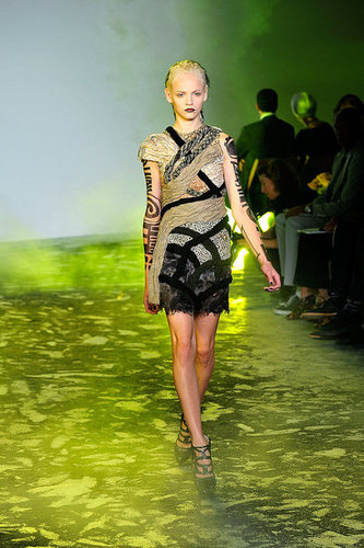 Rodarte, Inspired by Death Valley and Vultures, Go Goth Tribal Warrior for Spring 2010 Rodarte, Inspired by Death Valley and Vultures, Go Goth Tribal Warrior for Spring 2010