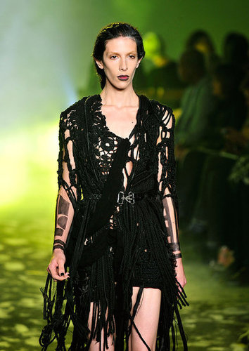 Rodarte, Inspired by Death Valley and Vultures, Go Goth Tribal Warrior for Spring 2010 Rodarte, Inspired by Death Valley and Vultures, Go Goth Tribal Warrior for Spring 2010