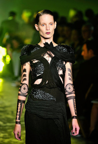Rodarte, Inspired by Death Valley and Vultures, Go Goth Tribal Warrior for Spring 2010 Rodarte, Inspired by Death Valley and Vultures, Go Goth Tribal Warrior for Spring 2010