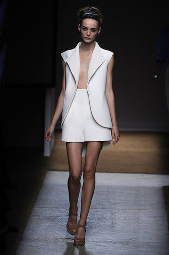 Stefano Pilati Is Seeing Strawberries, Knee Slits for Yves Saint Laurent Spring 2010 Stefano Pilati Is Seeing Strawberries, Knee Slits for Yves Saint Laurent Spring 2010