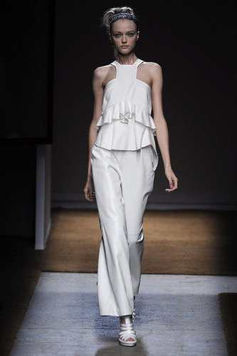 Stefano Pilati Is Seeing Strawberries, Knee Slits for Yves Saint Laurent Spring 2010 Stefano Pilati Is Seeing Strawberries, Knee Slits for Yves Saint Laurent Spring 2010