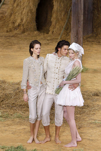 Chanel Goes Farm Girl, Takes a Roll in Hay for Spring 2010 Chanel Goes Farm Girl, Takes a Roll in Hay for Spring 2010
