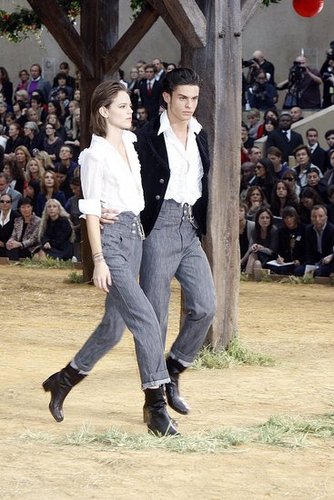 Chanel Goes Farm Girl, Takes a Roll in Hay for Spring 2010 Chanel Goes Farm Girl, Takes a Roll in Hay for Spring 2010
