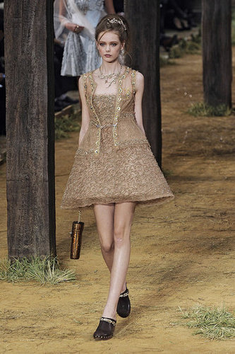 Chanel Goes Farm Girl, Takes a Roll in Hay for Spring 2010 Chanel Goes Farm Girl, Takes a Roll in Hay for Spring 2010