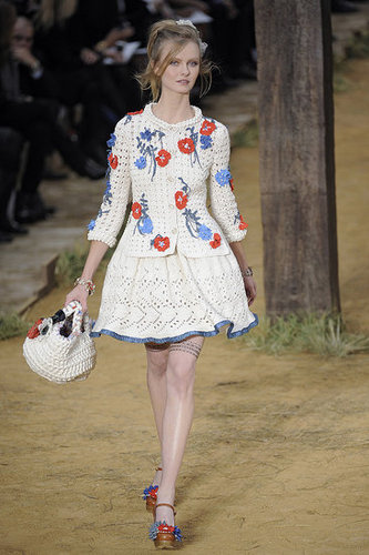 Chanel Goes Farm Girl, Takes a Roll in Hay for Spring 2010 Chanel Goes Farm Girl, Takes a Roll in Hay for Spring 2010