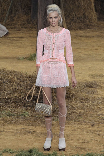 Chanel Goes Farm Girl, Takes a Roll in Hay for Spring 2010 Chanel Goes Farm Girl, Takes a Roll in Hay for Spring 2010
