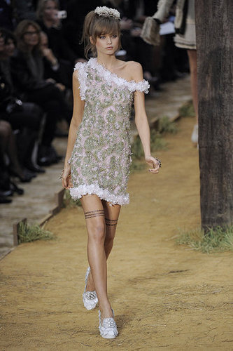 Chanel Goes Farm Girl, Takes a Roll in Hay for Spring 2010 Chanel Goes Farm Girl, Takes a Roll in Hay for Spring 2010