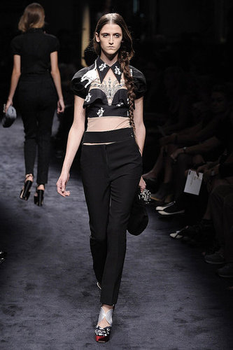 Miuccia Prada Interprets "Innocence" with Cat and Bird Prints for Miu Miu Spring 2010 Miuccia Prada Interprets "Innocence" with Cat and Bird Prints for Miu Miu Spring 2010