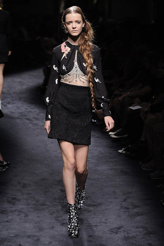 Miuccia Prada Interprets "Innocence" with Cat and Bird Prints for Miu Miu Spring 2010 Miuccia Prada Interprets "Innocence" with Cat and Bird Prints for Miu Miu Spring 2010