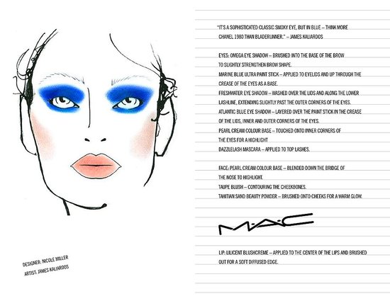 M.A.C. Makeup Looks From The Fall 2009 Shows: Part One M.A.C. Makeup Looks From The Fall 2009 Shows: Part One