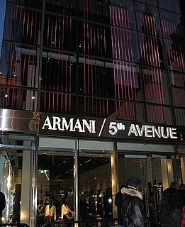 Armani/5th Avenue Store Opening 