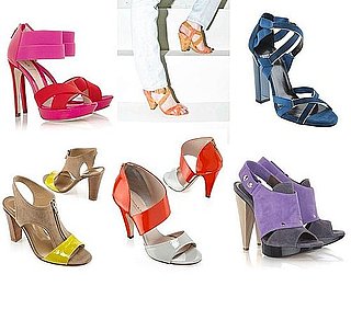 Shopping: Two-Tone Sandals In Bright Colors 