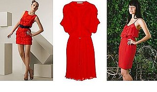 Shopping: Strong Red Dresses With Soft Ruffles  
