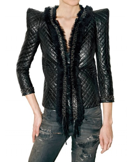 Quilted Chain Leather Jacket $12,110 Quilted Chain Leather Jacket $12,110