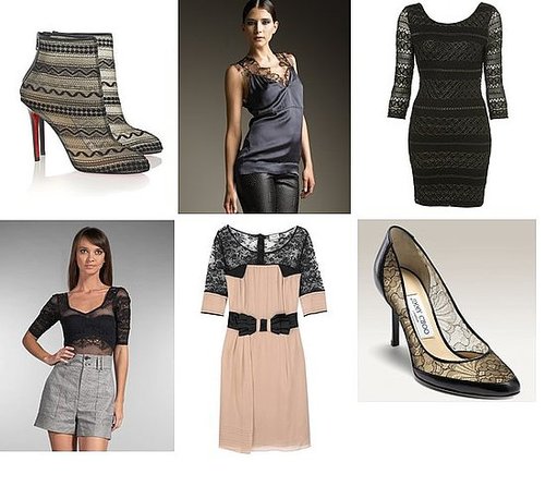 Shopping: Delicate Black Lace For Fall 