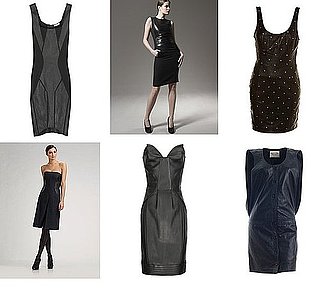 Shopping: The Little Black Leather Dress