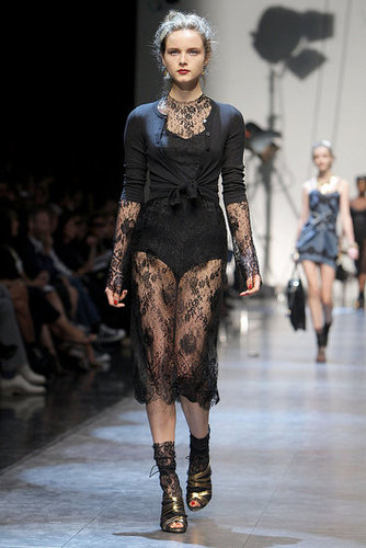 Milan Fashion Week: Dolce & Gabbana Spring 2010 Milan Fashion Week: Dolce & Gabbana Spring 2010