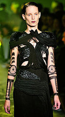 Pictures of MAC's Arm Tattoos at Rodarte at 2010 Spring Fashion Week Pictures of MAC's Arm Tattoos at Rodarte at 2010 Spring Fashion Week