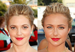 Pictures of Drew Barrymore and Hayden Panettiere Looking Alike at the 2009 Emmys