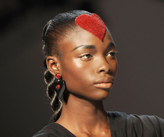 Pictures of the Craziest Hair and Makeup at Spring 2010 Fashion Week Pictures of the Craziest Hair and Makeup at Spring 2010 Fashion Week