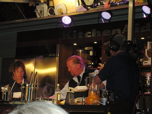 Nancy Silverton and Mario Batali at the 2009 Food & Wine Classic