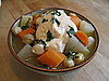 Moroccan Vegetable Tagine With Harissa Yogurt Sauce