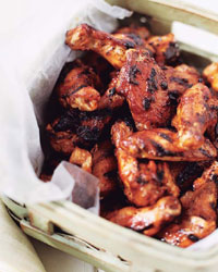 Chicken Wings With Sweet-and-Spicy Pantry Sauce Chicken Wings With Sweet-and-Spicy Pantry Sauce