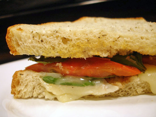 Recipe For Caprese Sandwich With Heirloom Tomatoes Recipe For Caprese Sandwich With Heirloom Tomatoes