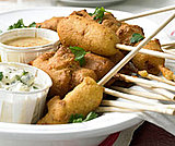 Blue Cheese Mini Corndogs Blue Cheese Mini Corndogs