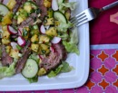 Summer of Salads: Grilled Steak With a Pineapple Punch