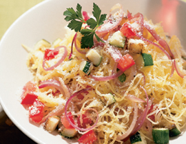 Fast & Easy Dinner: Italian-Style Spaghetti Squash