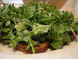 Easy Arugula Blue Cheese Crostini Recipe Easy Arugula Blue Cheese Crostini Recipe