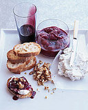 Strawberry Compote With Goat Cheese Mousse Appetizer Strawberry Compote With Goat Cheese Mousse Appetizer