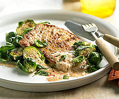 Pork Cutlets With Brussels Sprouts Recipe Pork Cutlets With Brussels Sprouts Recipe