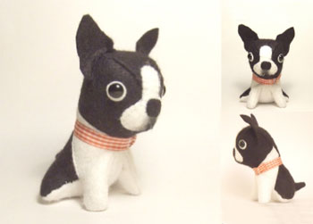 Stuffed Boston Terrier Toy Melts my Heart