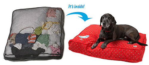 Eco Friendly Dog Beds Let You Use Your Old Blankets as Bedding