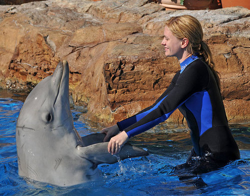 Photos of Anna Paquin and Steven Moyer at Sea World in San Diego Photos of Anna Paquin and Steven Moyer at Sea World in San Diego