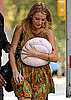 Blake Lively Seen on Gossip Girl Set With Penny