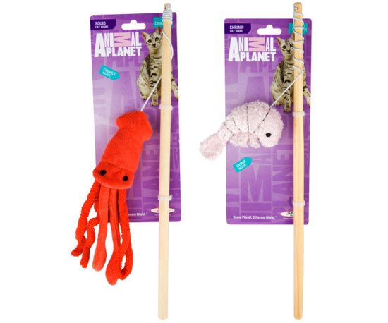 Cat Wand With Sea Creature Cat Wand With Sea Creature
