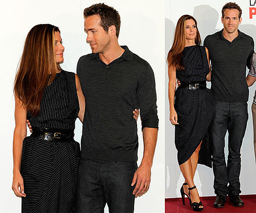 Photos of Ryan Reynolds and Sandra Bullock at Madrid Photo Call for The Proposal