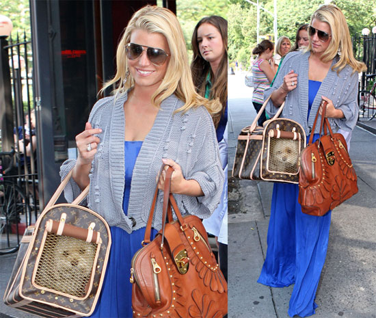 Photos of Jessica Simpson in Blue 