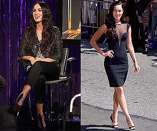 Photos and Video of Megan Fox on The Late Show, at Fuse Studios