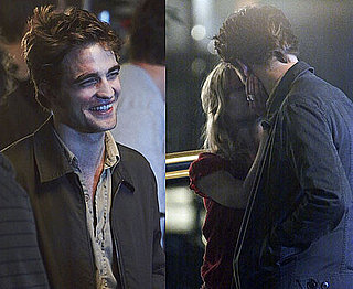Photos of Robert Pattinson and Emilie de Ravin Kissing on the Set of Remember Me in NYC