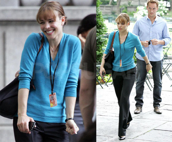 Photos of Rachel McAdams on Set