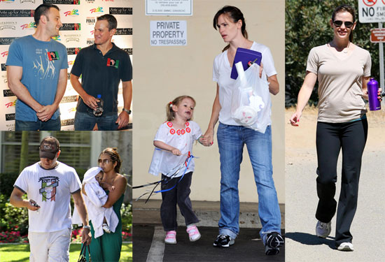 Photos of the Damons and Afflecks