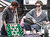 Photos of Robert Pattinson on the Set of Remember Me With a Guitar Case