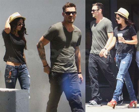 Photos of Megan Fox and Brian Austin Green Getting Coffee