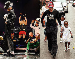 Photos and Video of Madonna's Tribute to Michael Jackson in London, Photos of Mercy, David, Rocco, Jesus Photos and Video of Madonna's Tribute to Michael Jackson in London, Photos of Mercy, David, Rocco, Jesus